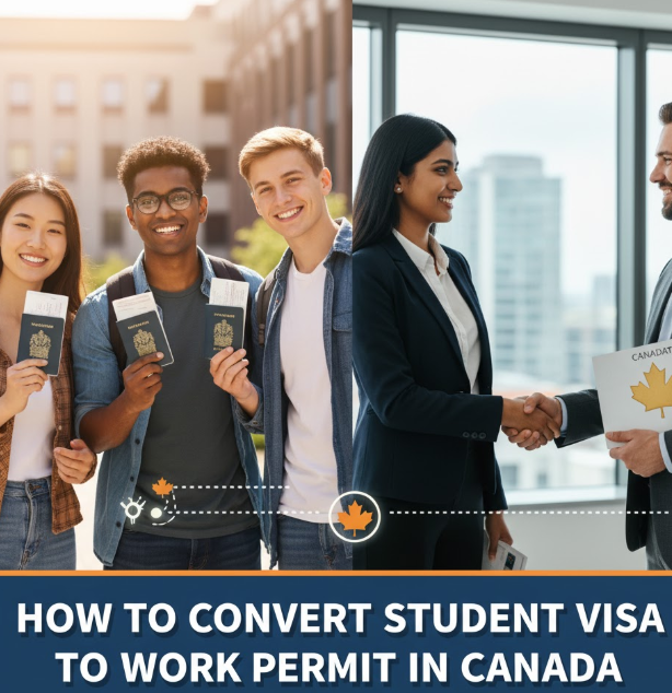 How to Convert Student Visa to Work Permit in Canada
